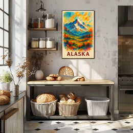 Alaska Mountain Landscape Poster
