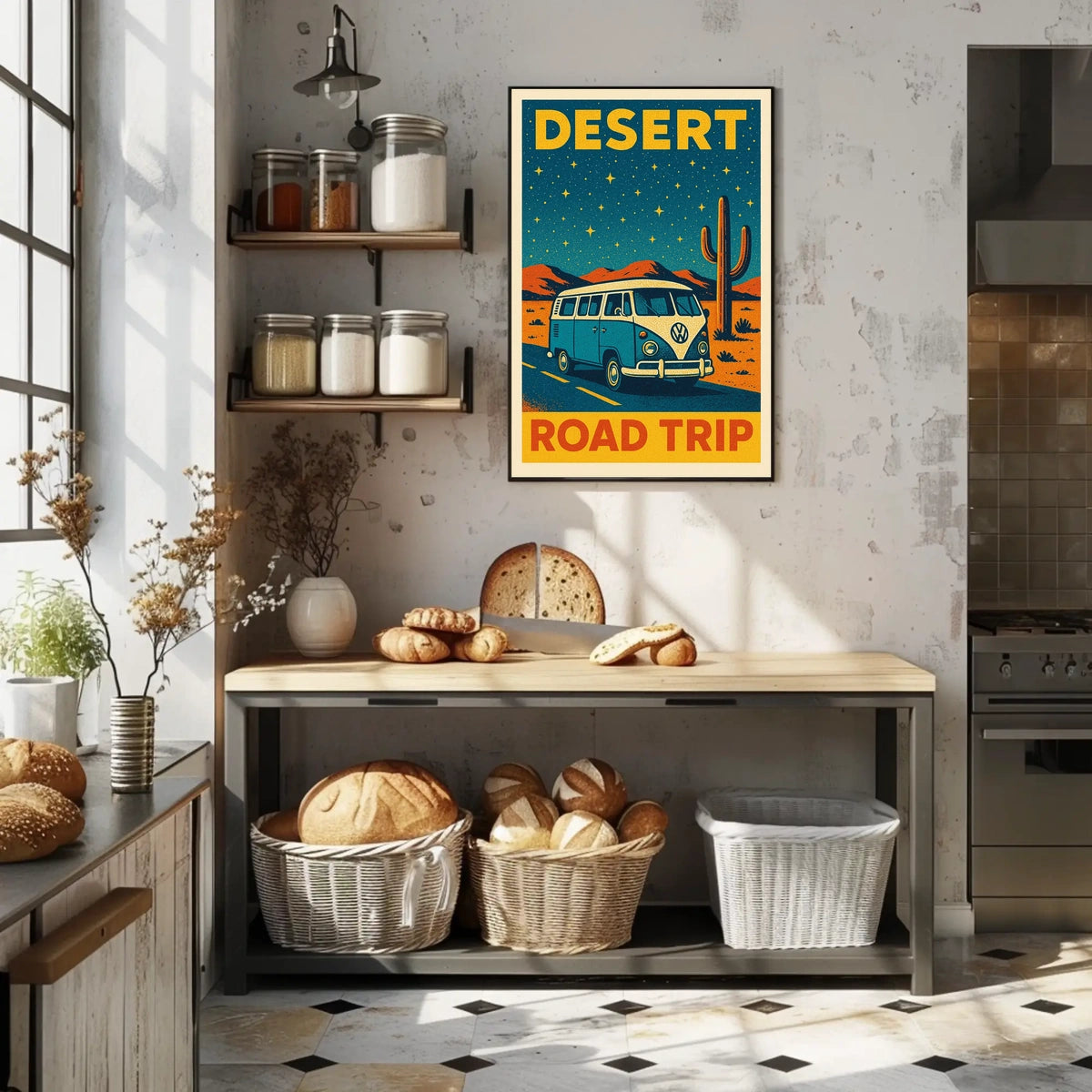 Desert Road Trip Poster