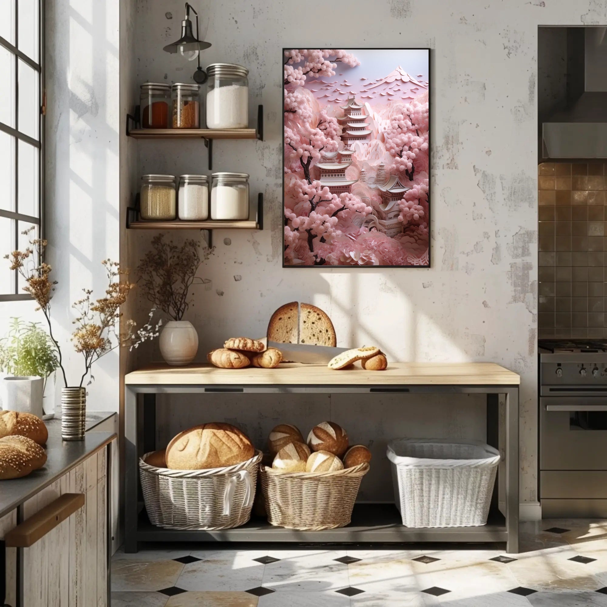 Cherry Blossom Dreamscape Poster