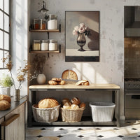 Elegant Floral Still Life Poster