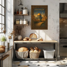 Jerusalem Harmony Of History Poster