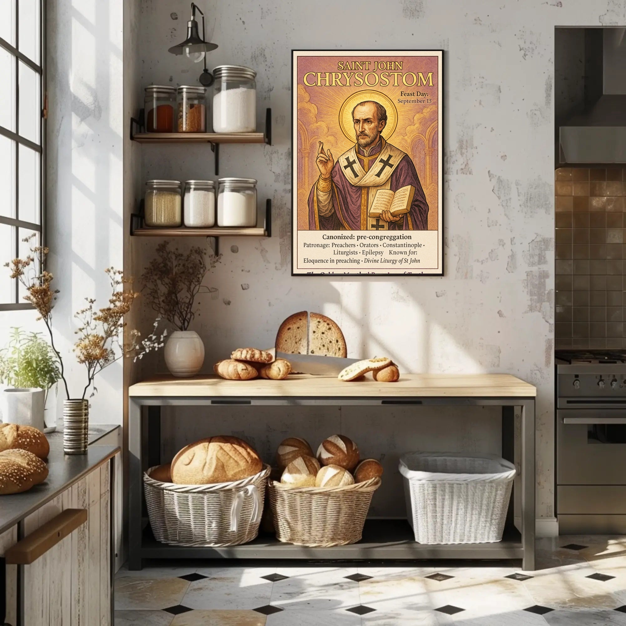 Saint John Chrysostom Poster PosterGoat