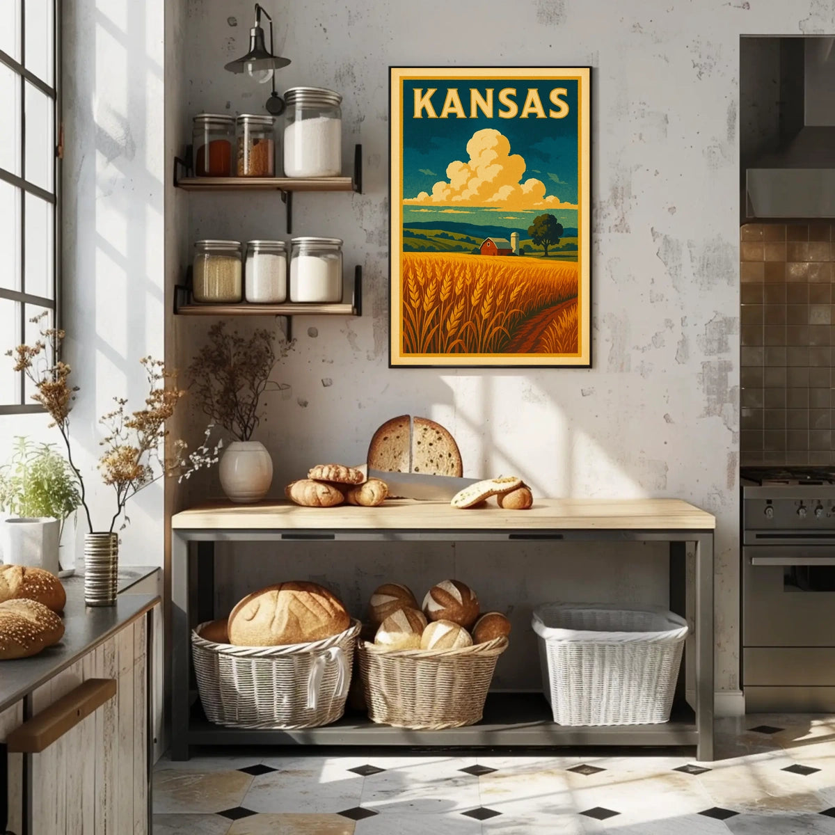 Kansas Countryside Poster