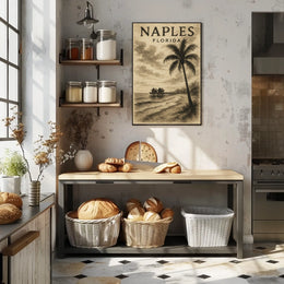 Naples Florida Serene Coastal Escape Poster Wall Art