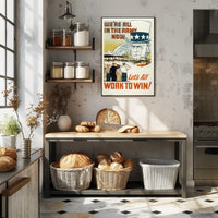 Unity on the Home Front WWII Poster
