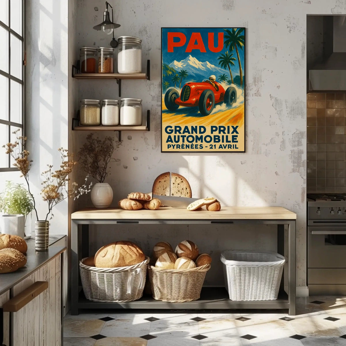 Grand Prix Automobile Pyrenees Poster