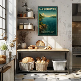 Lake Charlevoix An Oasis Of Natural Poster