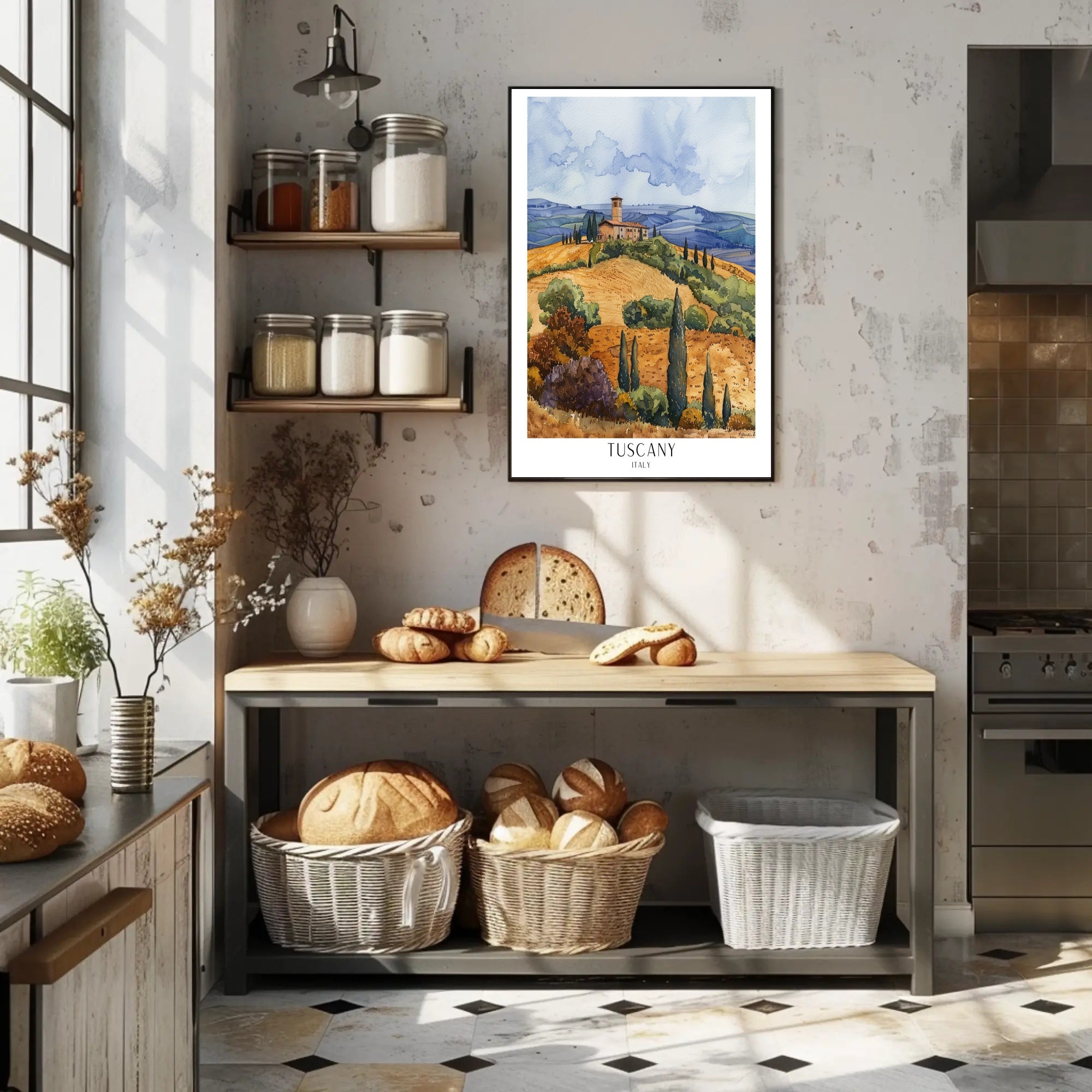 Tuscany Landscape Poster PosterGoat