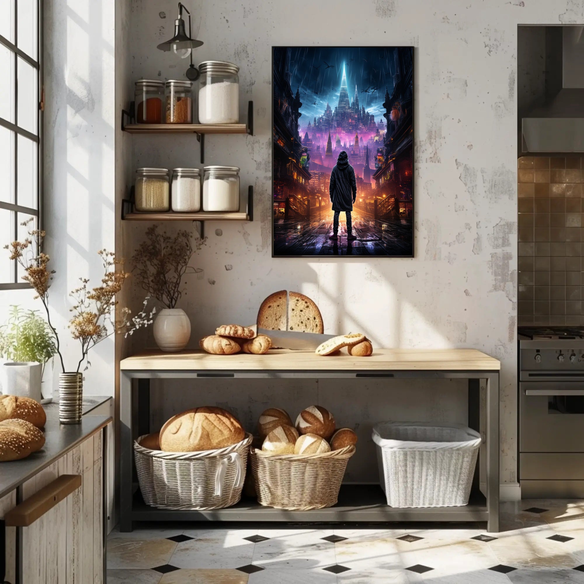 Journey To The Neon City Poster