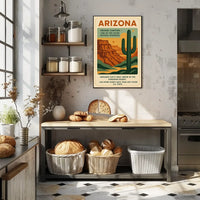 Explore Arizona's Wonders Vintage Travel Poster