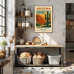 Explore Arizona's Wonders Vintage Travel Poster
