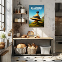 Lesotho The Kingdom in the Sky Poster PosterGoat
