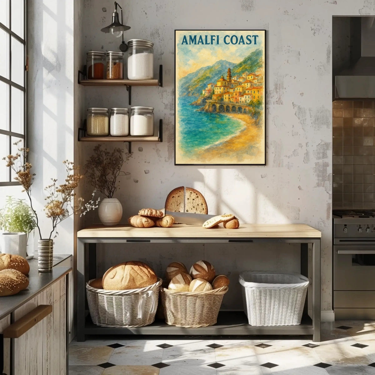 Amalfi Coast Scenic Beauty Poster