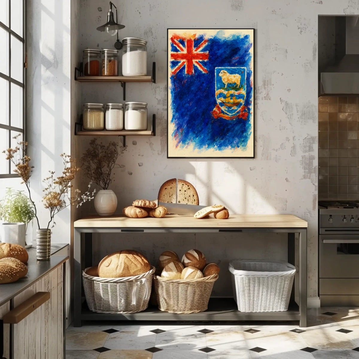 The Falkland Islands Flag Poster