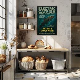 Electric Catfish Natures Shockwave Poster