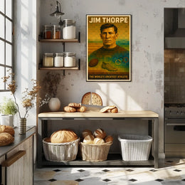 Jim Thorpe The Iconic Athlete Poster
