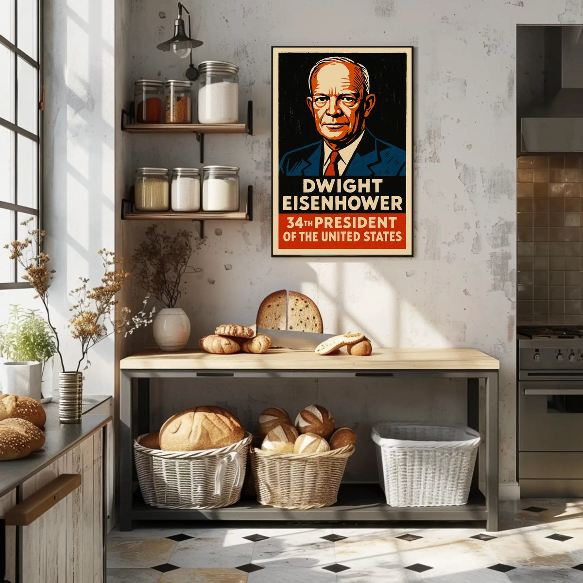 Dwight Eisenhower 34th President Poster