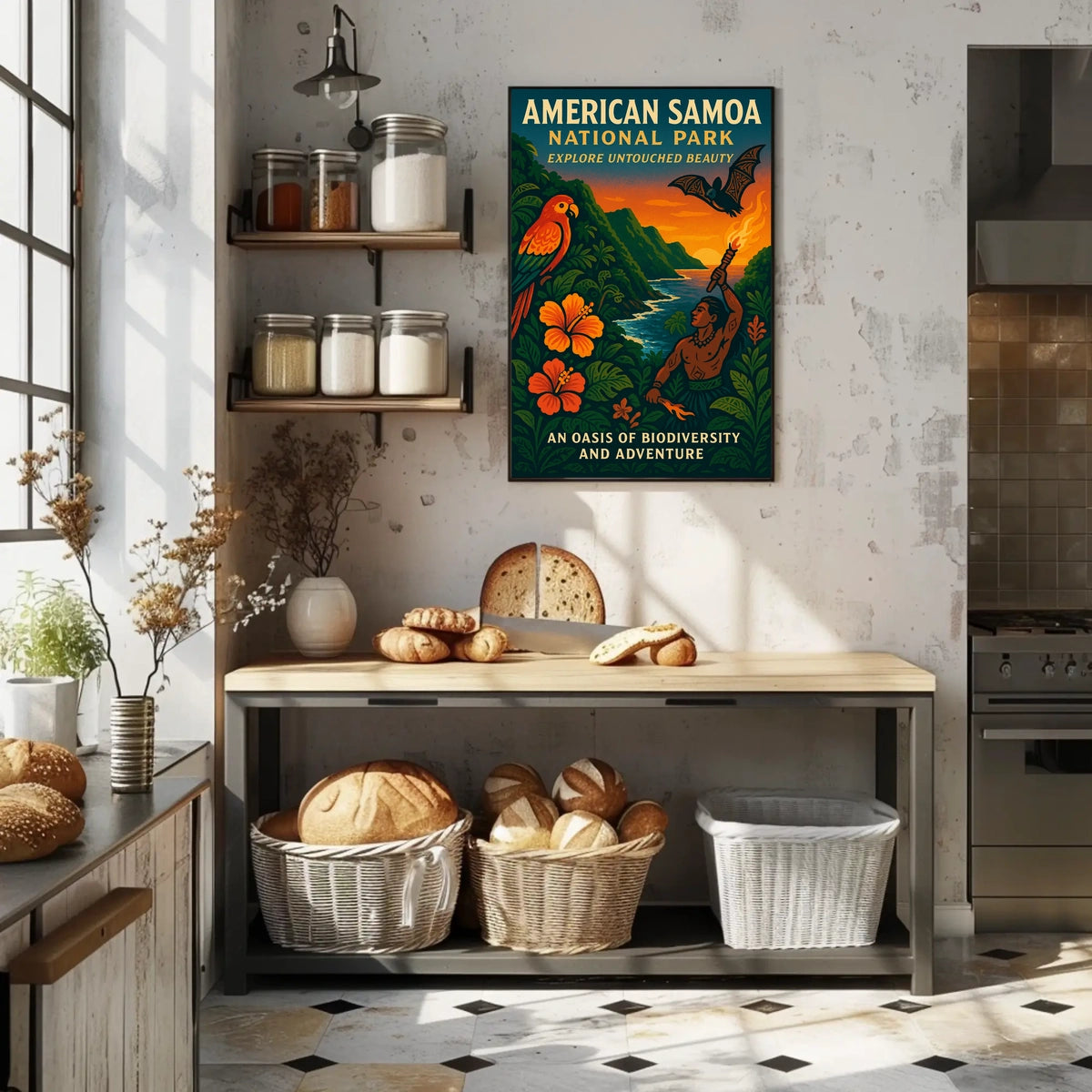 American Samoa Adventure National Park Poster
