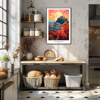 Edinburgh Castle At Sunset Poster