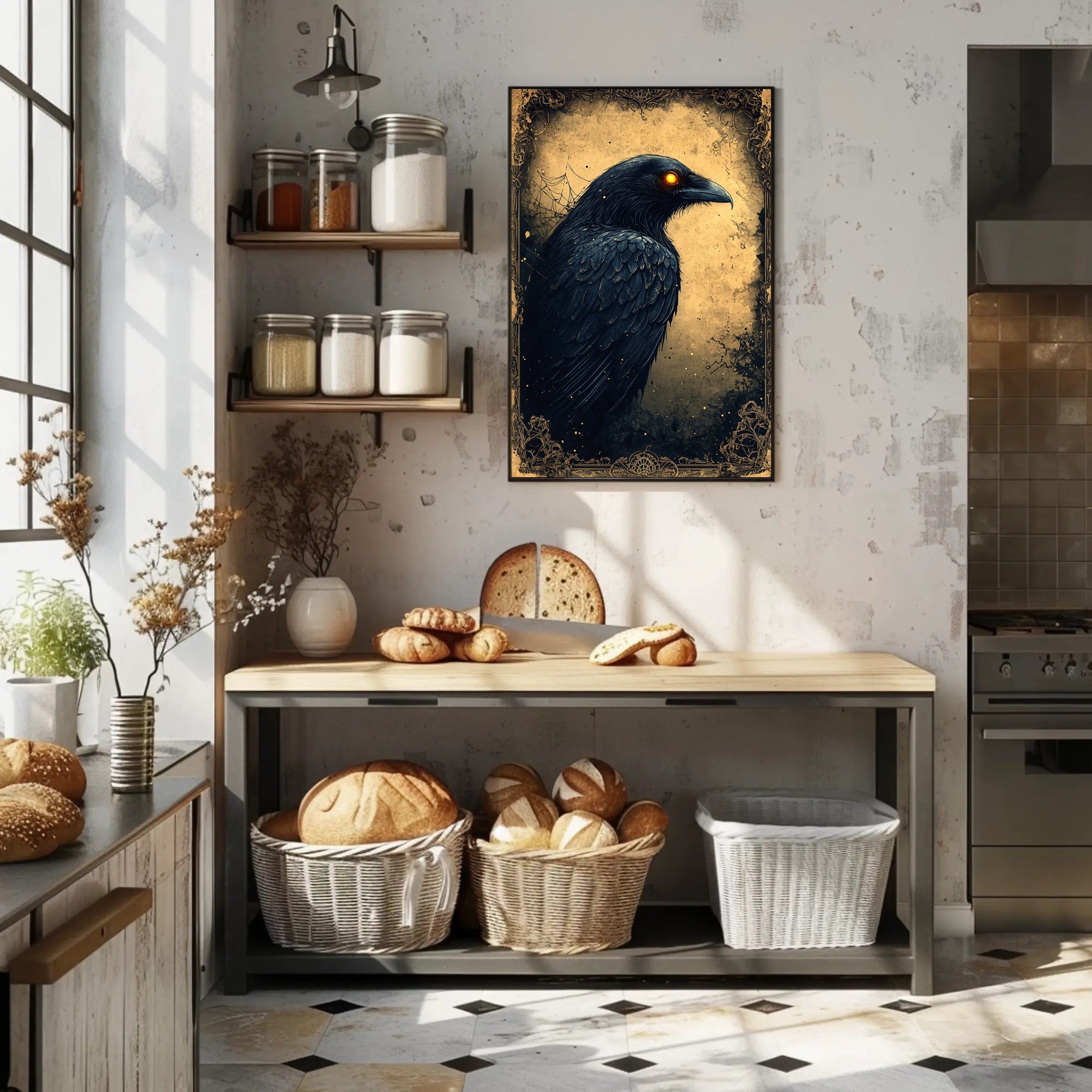 The Enigmatic Raven Poster