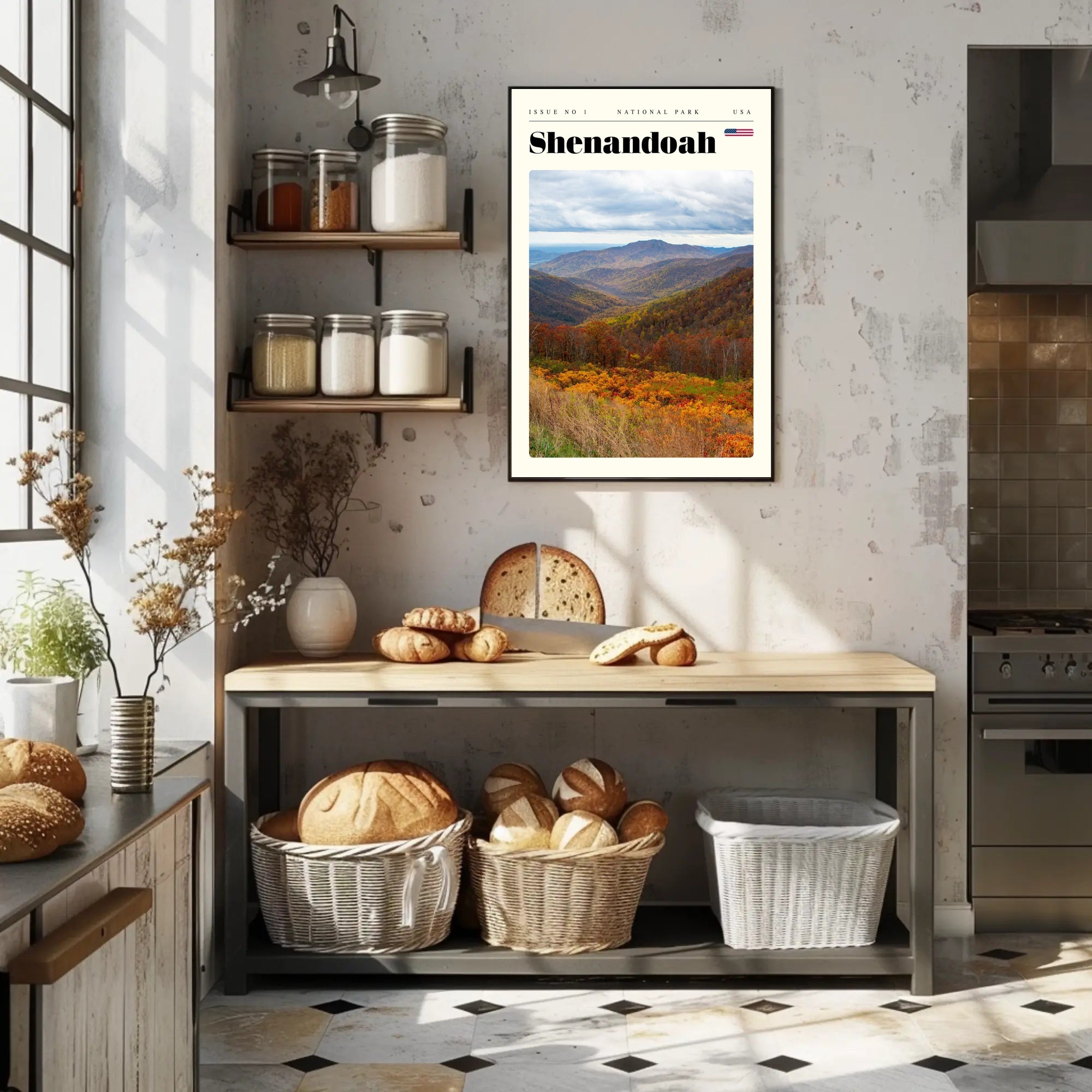 Shenandoah Scenic National Park Poster Print