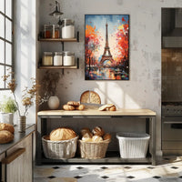 Eiffel Tower In Autumn Poster