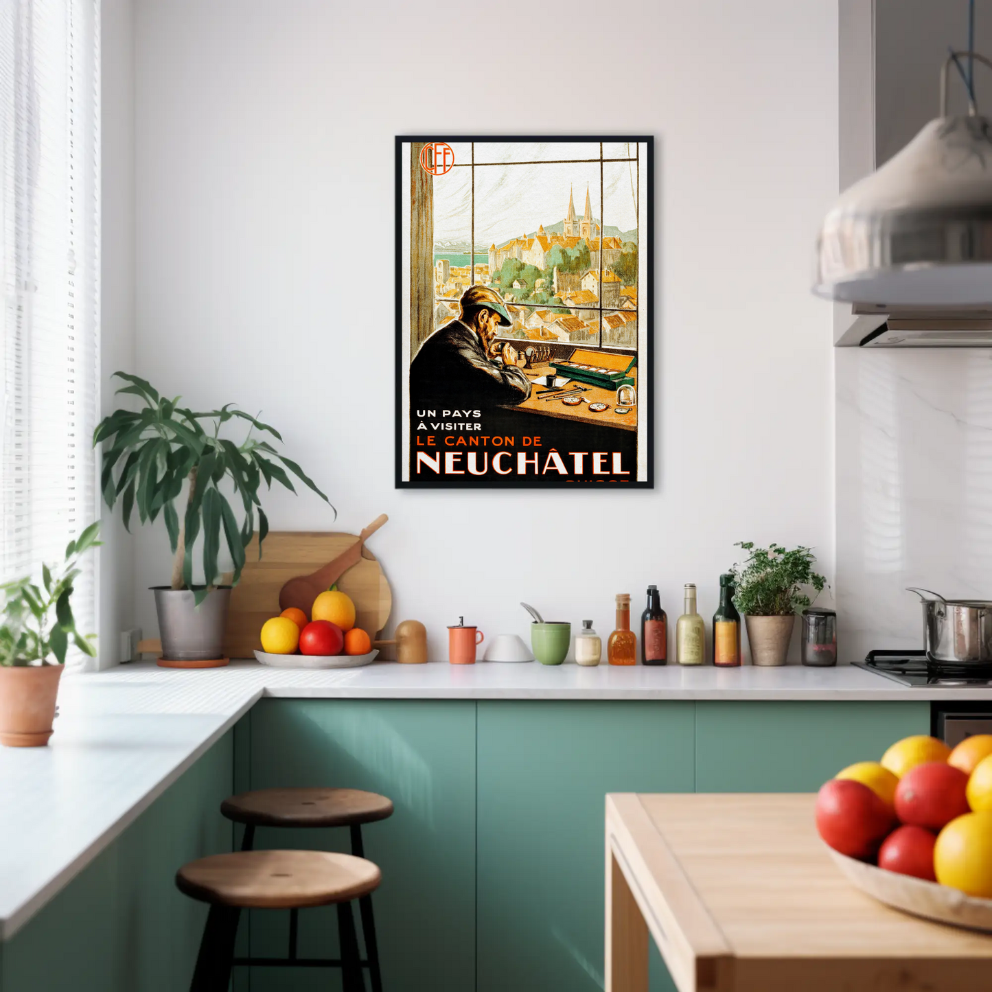 Neuchâtel - A Country to Visit Poster