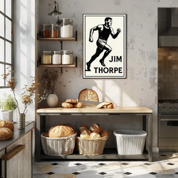 Jim Thorpe Athletic Icon Poster