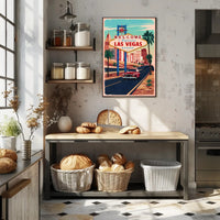 Vintage Las Vegas Adventure Poster