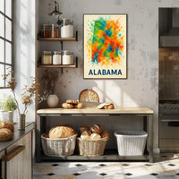 Vibrant Alabama Poster