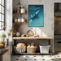 F-106 Delta Dart Flight Art Poster
