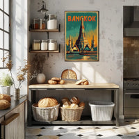 Bangkok Skyline Poster
