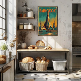 Bangkok Skyline Poster