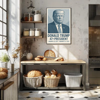 Donald Trump 47th President Poster