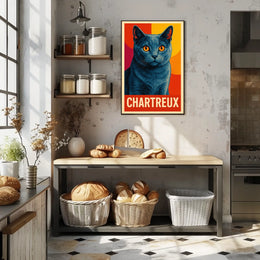Chartreux Cat Poster
