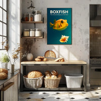 Boxfish The Armored Beauty of the Reef Poster