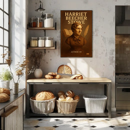 Harriet Beecher Stowe Literary Icon Poster