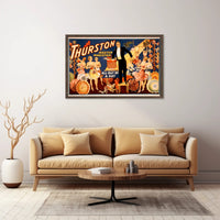 Thurston Master Magician Vintage Magic Show Artistic Poster
