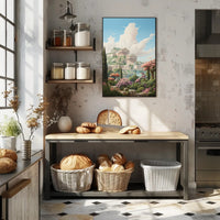 Ancient Elegance Neoclassical Art Cultural Heritage Poster