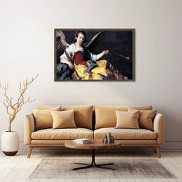 Renaissance Angel with Trumpets Fantasy or Mythology Poster