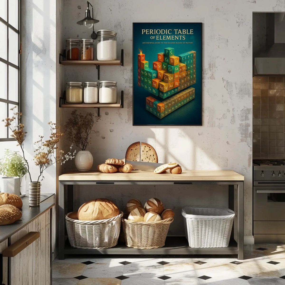 The Periodic Table Of Elements Poster