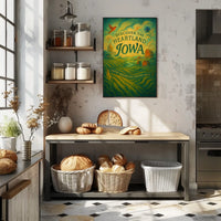 Discover the Heartland Iowa Poster