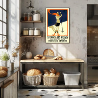 Winter Sports In Sainte-Croix Poster