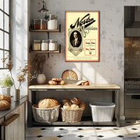 Vintage Magic Show Poster with Art Nouveau Influence