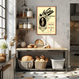 Vintage Magic Show Poster with Art Nouveau Influence