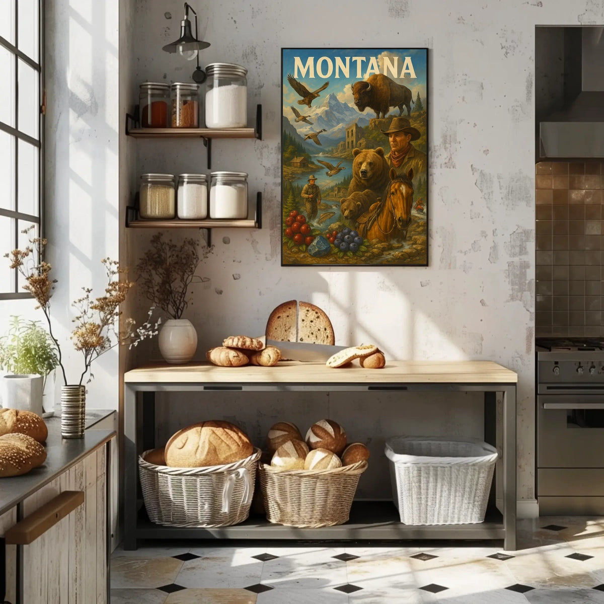 Montana Wilderness Poster