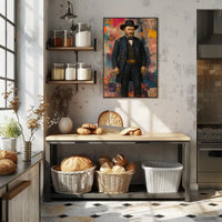 Historical Military Abstract Art Poster - Historical or Presidential Poster