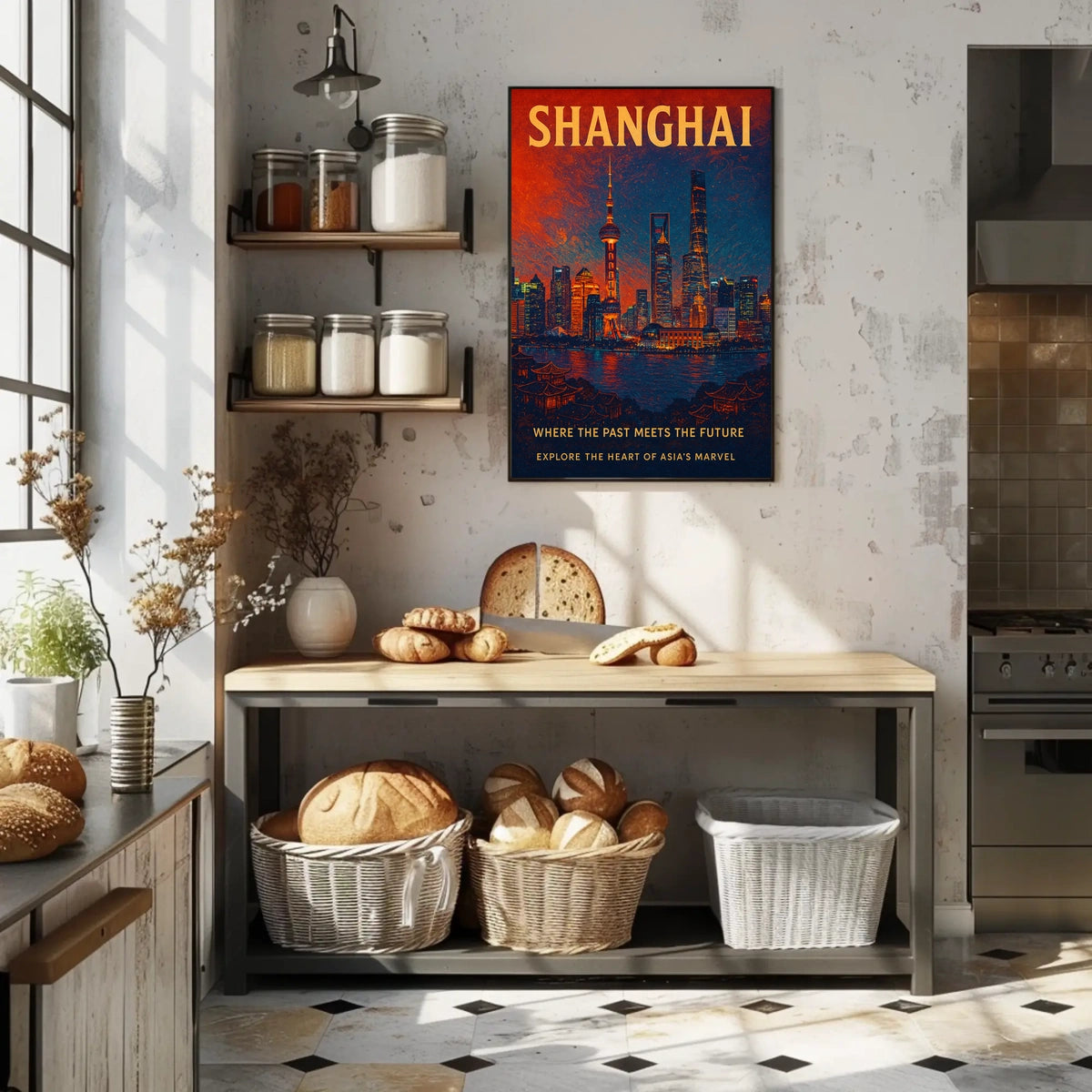 Shanghai Where The Past Meets The Poster