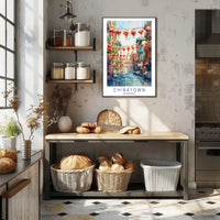 Chinatown San Francisco Watercolor Urban or Cityscape Poster PosterGoat