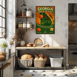 Georgia Heart Of The South Poster
